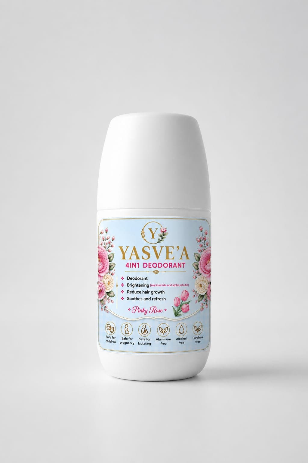مزيل عرق Yasvèa ٤ في ١ – Pinky Rose